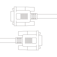 External control cable: EXCB2-9-9-3-ST(Serial type)