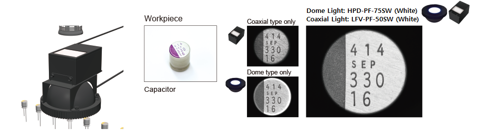 Imaging the External Appearance of Capacitors